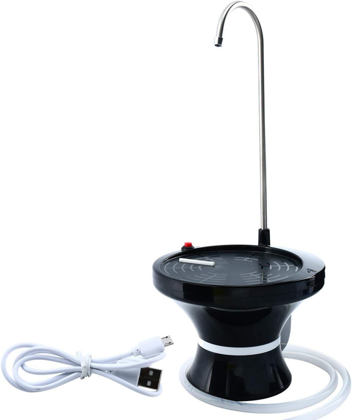 Homend Drinking Water Dispenser Pump, USB Rechargeable Water Bottle Pump Dispenser, 5 Gallon Drinking Water Dispenser, Desk Top Portable For Home Kitchen Office USE