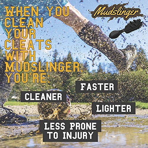 Mudslinger 5 in 1 Outdoor Footwear Cleaning Tool Brush for Cleats, Golf