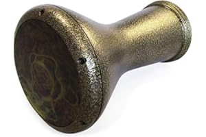 17" Percussion" Gawharet El Fan Pro Metal Darbuka Drum Doumbek (Gold + Remo Yellow Mist)