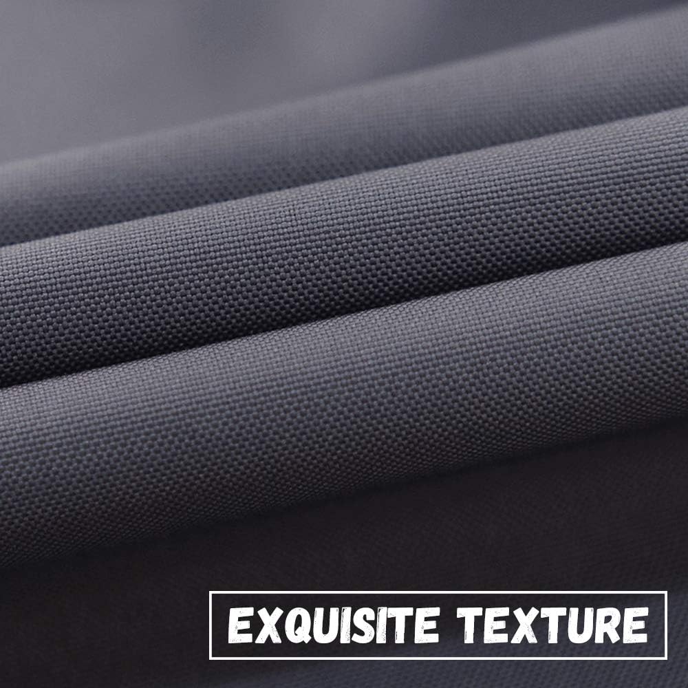 RYB HOME Waterproof Table Cloth for 6 ft Rectangle Tablecloth Stain Resistant, Wrinkle Free and Spillproof Washable Polyester Table Cover Dining Buffet Banquet Restaurant, 60 x 84 inch, Grey: Home & Kitchen