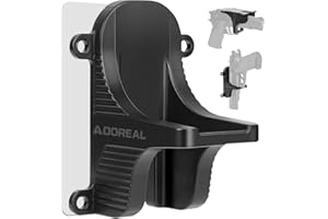 2 Pack Magnetic Gun Mount, Hole Free Gun Holster for Vehicle Home or Office, Side Magazine Magnetic Suction Concealed Gun Mag