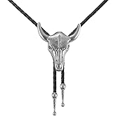 SANSTHS Bolo Tie for Men Cowboy Tie Native American Retro Western Necklace Cowboy Cowgirl Accessories for Men Women