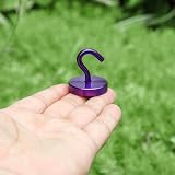 Neosmuk Extra Strong Magnetic Hook 47 kg Purple Neodymium Steel view 2