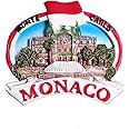 Monte Carlo Monaco 3D Fridge Magnet Travel Souvenir Gift Home Kitchen Decoration Magnetic Sticker, Monaco Refrigerator Magnet Collection