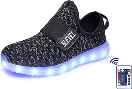 tenis con luz led recargable zapato