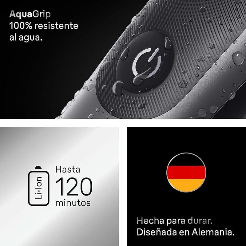 Braun All-In-One Series 7 AIO7545 Aparador, Kit de Styling 12in1 para Barba, Cabelo, Orelhas, Nariz e Corpo, 14 Comprimentos, 120 Min de Autonomia, Aparador de Cabelo Masculino Com Lâmina Ultra Afiada, Cinzento