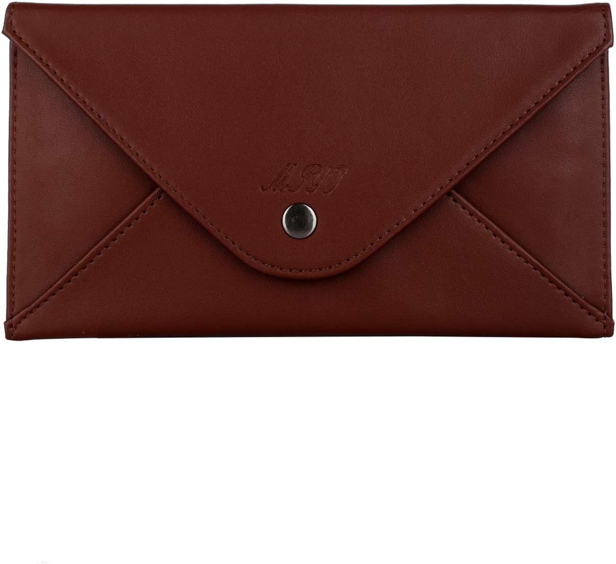 Women's Wallet RFID Ultra Thin Travel Wallet & Passport Wallet Holder Multiple Real Leather Envelope Purse Travel…