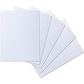 Crinklee Waterproof Essential Oil Labels, 5 Full Page Sheets, 8.5 x 11 Inches, Cut Your Own Shapes and Sizes or Use as Extra Large Labels, Oil Proof, Highly Durable Blank Stickers