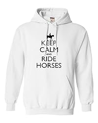 Go All Out X-Large White Mens Keep Calm And Ride