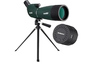 SVBONY SV28 Spotting Scope with Tripod & Phone Adapater & SC002 WiFi Camera for Digiscoping, Waterproof & Fofproof, 25-75x70m