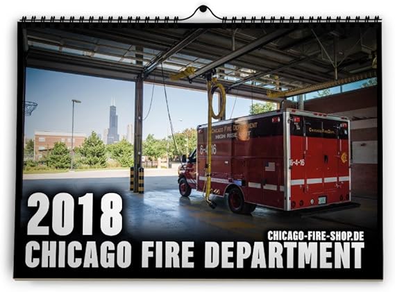 Chicago Fire Department Kalender 2018 A3 29 7cm X 42cm Amazon De Burobedarf Schreibwaren