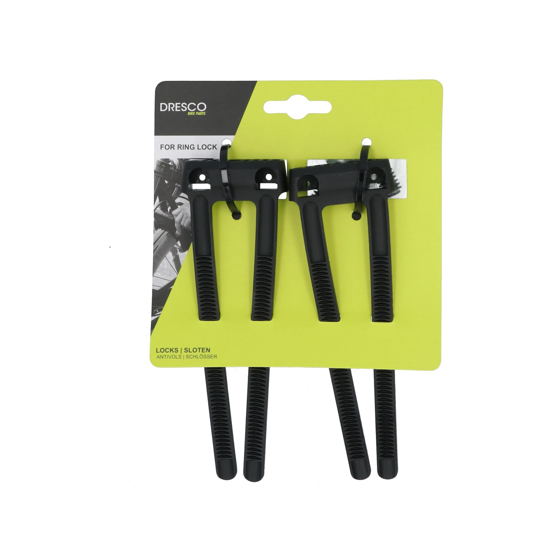 Dresco Ringslot Bevestiging Flex Mount, Black