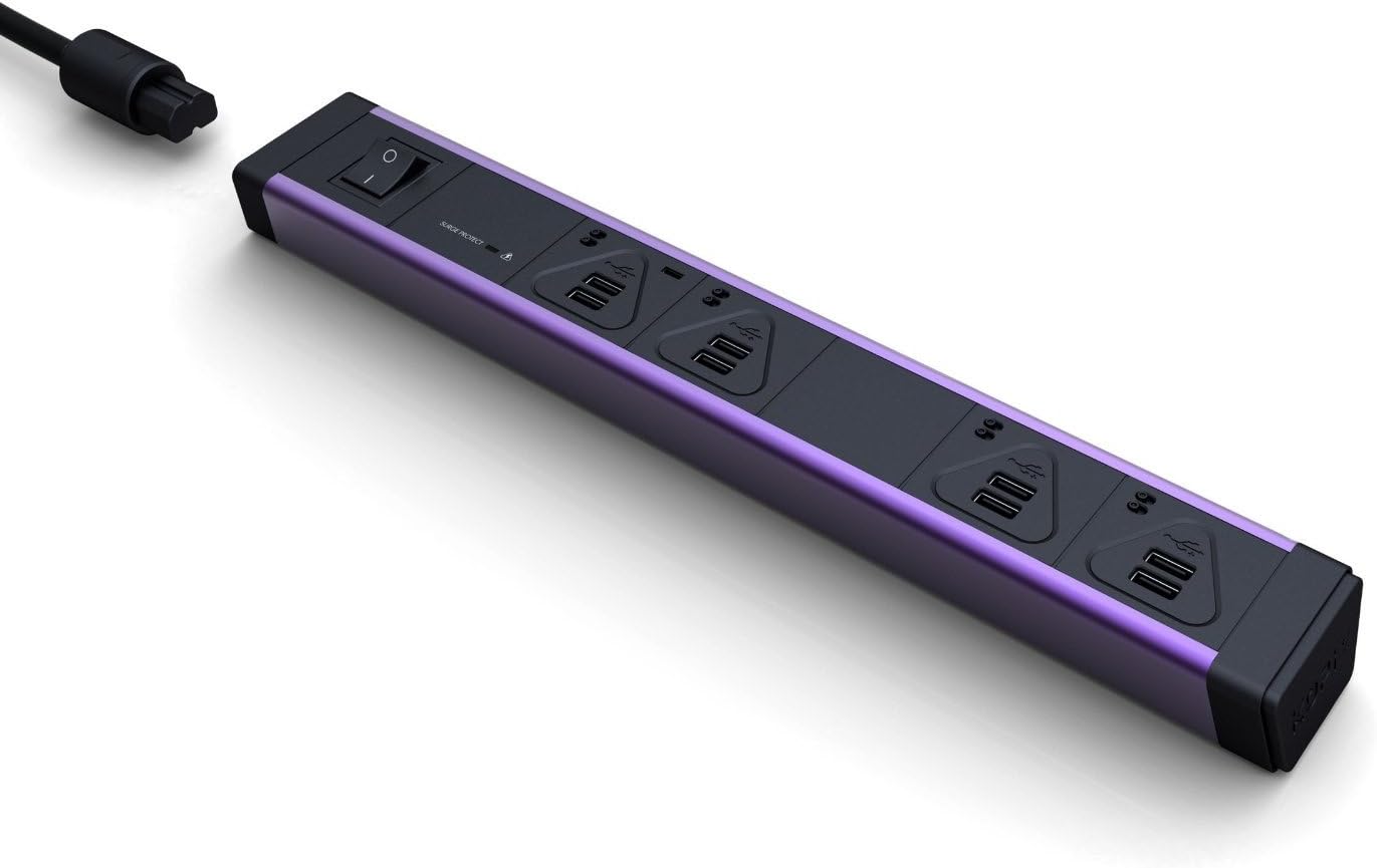 KBAR MULTIPLE 8 x 2.4A (96W) USB CHARGER (Purple)