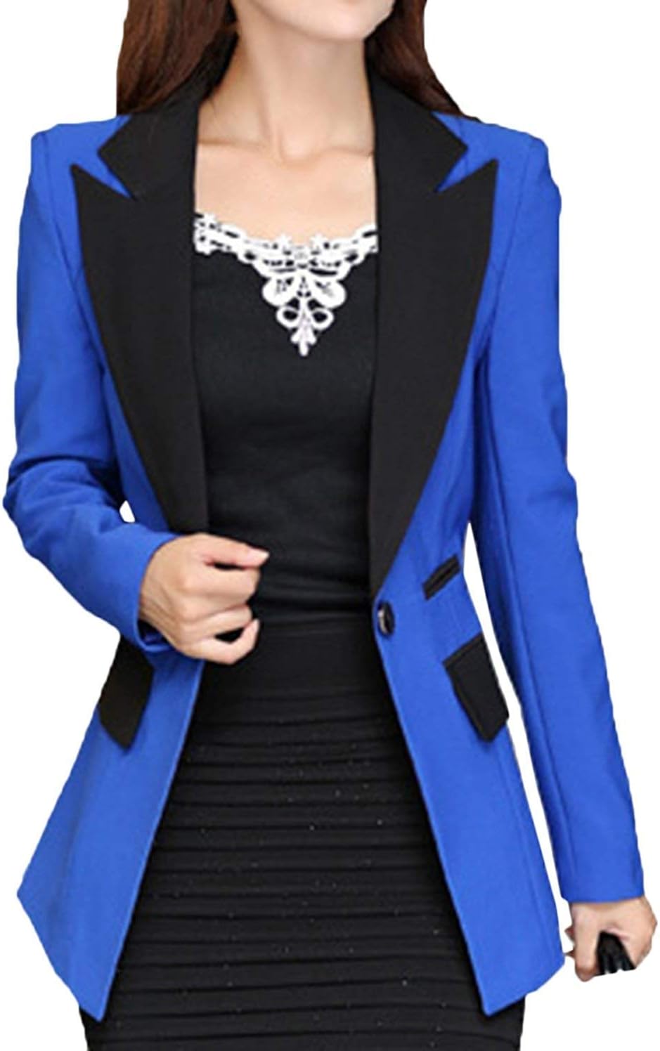 Suit Women's Business Autumn Suit Jacket Button Long Sleeve Simple