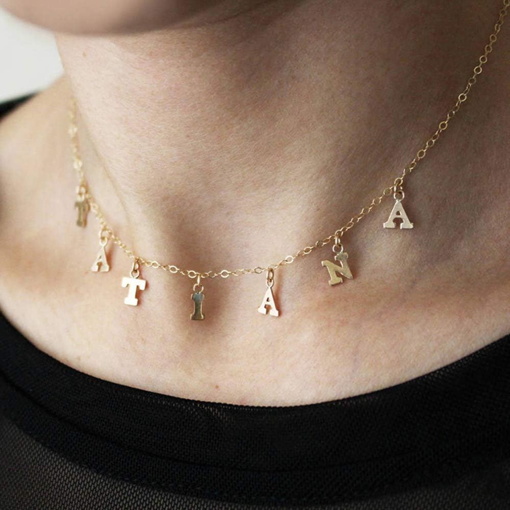 girlfriends name on necklace