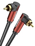 SOUNDFAM Dual 90 Degree RCA Cable Right Angle