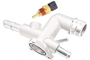 HWATPS 25600-2E500 Engine Coolant Water Outlet with Sensor for 2015-2021 Hyundai Tucson DOHC GDI Wagon 5Door 5P