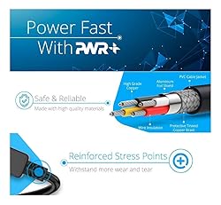 3 Ft Power Extension Cord Cable Extender - 18AWG