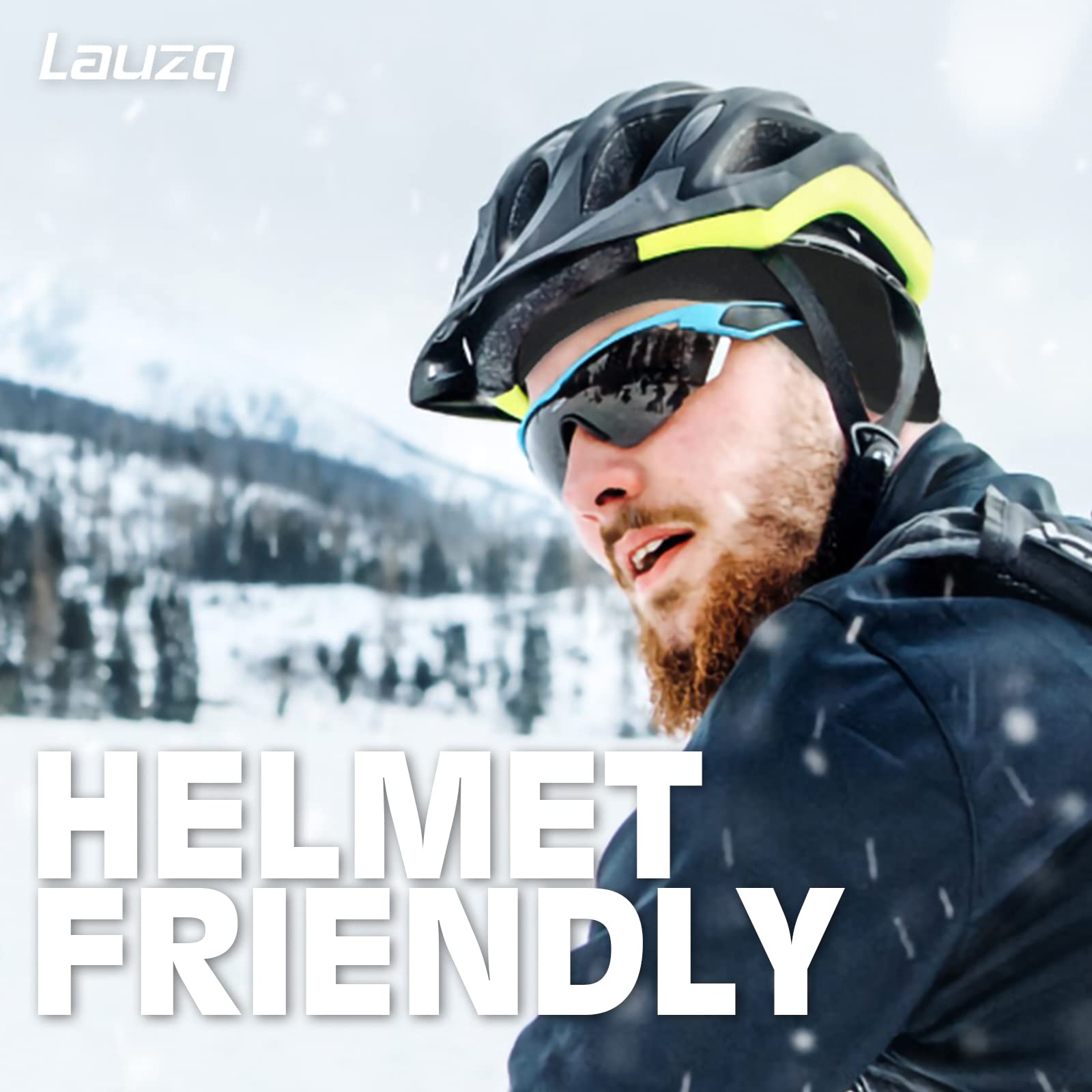Lauzq Winter Fleece Ear Warmers Muffs Headband for Men Women Kids Ski Running Cycling