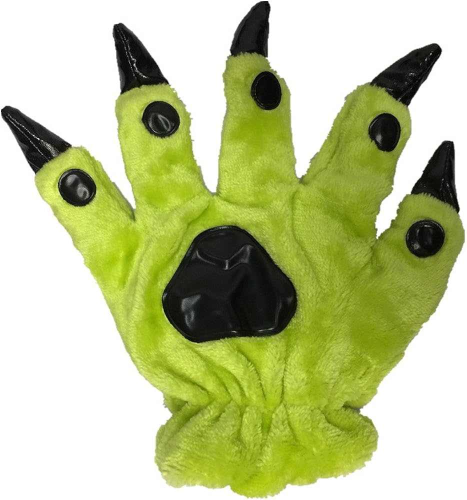 Unisex Paw Claw Winter Finger Gloves for Halloween Costume: Clothing