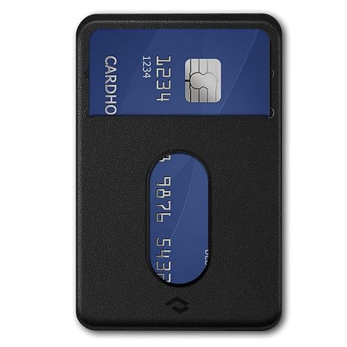 magez card sleeve PITAKA MagSafe Holder for Credit Cards or Business Cards Compatible with iPhone 15/14/13/12 Series, MagSafe Card Holder for Men, [MagEZ Card Sleeve] Black Electronics & Photo Clear Materials pitaka Phone Card Holder [MagEZ