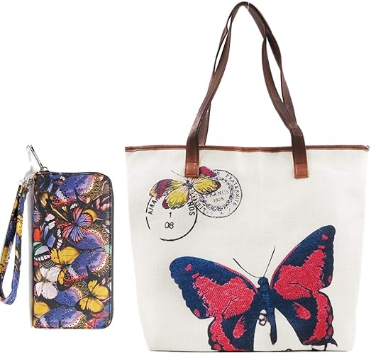 butterfly ladies purse