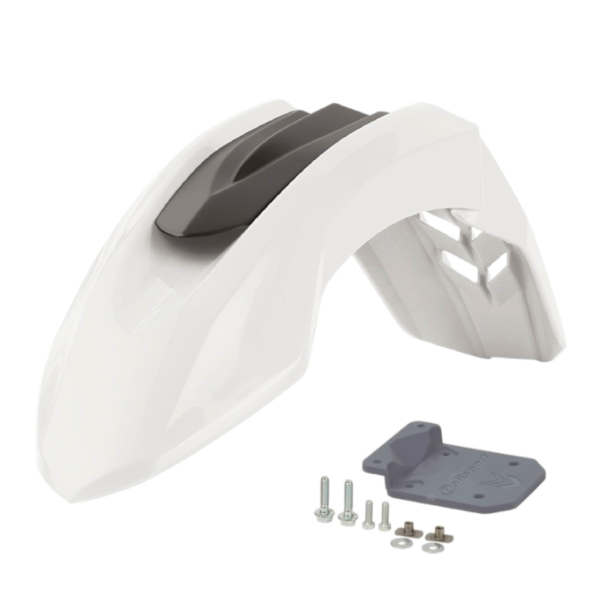 Polisport SM-Line Super Moto Front Mudguard, White