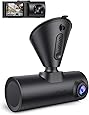 Dual Dash Cam, VAVA 2K Front and 1080P Cabin or 2K 30fps Single Front Car Camera, Both Sony Sensor, Infrared Night Vision, App Control & 2" LCD Display, Parking Mode, Built-in GPS for Uber & Lyft