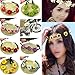 Hippies Flower Garland Crown Festival Wedding Hair Wreath BOHO Floral Headband