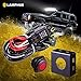 LAMPHUS 13' Off Road LED Light Bar Wiring Harness Kit - Waterproof Switch & Mounting Bracket 30A Fuse 40A Relay (USA Warranty) for ATV/Jeep