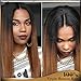 Human Hair Straight full lace wig 100% Real Brazilian Hair Ombre Black Roots 1B 30 Color 130% Density Wig For Black Women (12