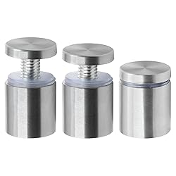 Luomorgo 12 Pcs 1" x 1-1/5" Stainless Steel
