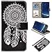 UrSpeedtekLive Galaxy S8 Plus Wallet Case Folio Flip Premium PU Leather Case Cover w/Card Holder Slot Pockets, Wrist Strap, Magnetic Closure Compatible with Galaxy S8 Plus (2017) Dream Catcher