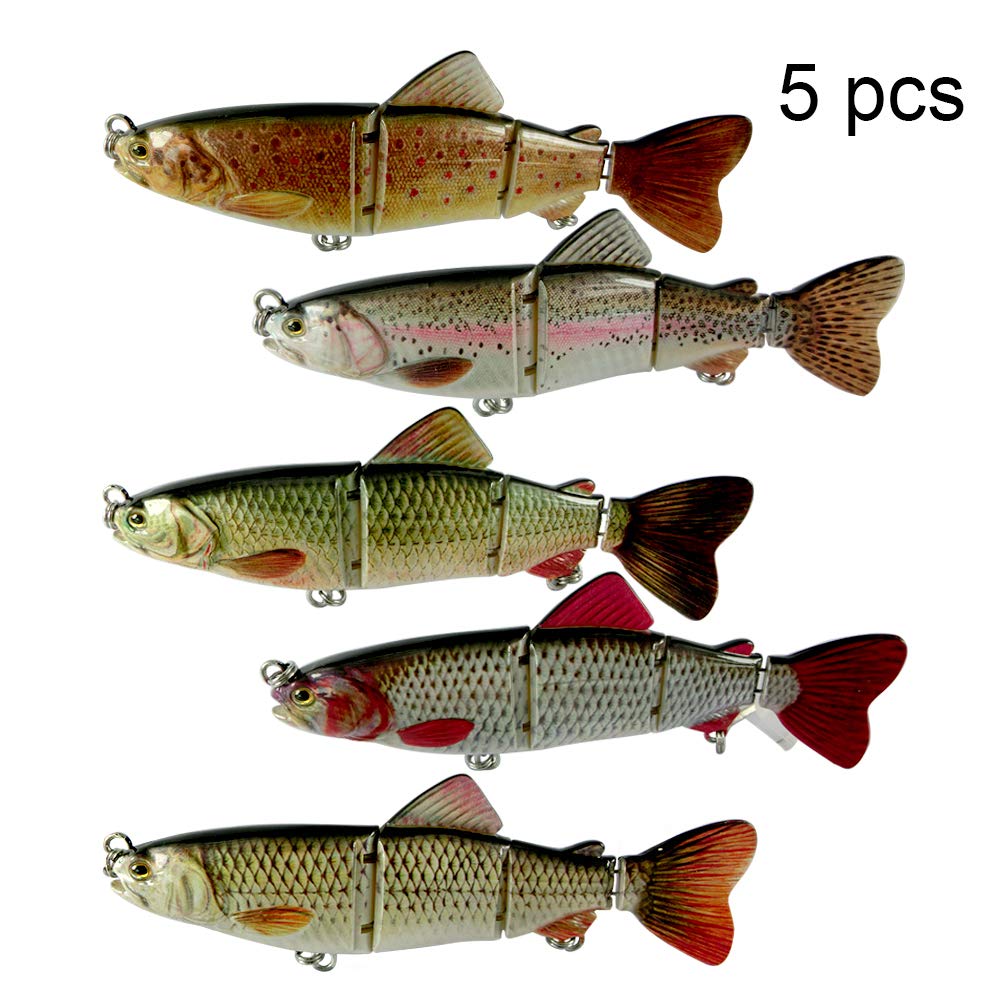 5個 Ods プラスチックジョイントスイムベイト Lure バス トラウト クランクベイト パイク マスタードフック用 B07l8w1l4f ハードフィッシングルアー Trout ルアー材料 新年の贈り物 5個 Ods プラスチックジョイントスイムベイト Lure バス トラウト クランクベイト パイク マスタードフック用 B07l8w1l4f ハードフィッシングルアー Trout ルアー材料 新年の贈り物