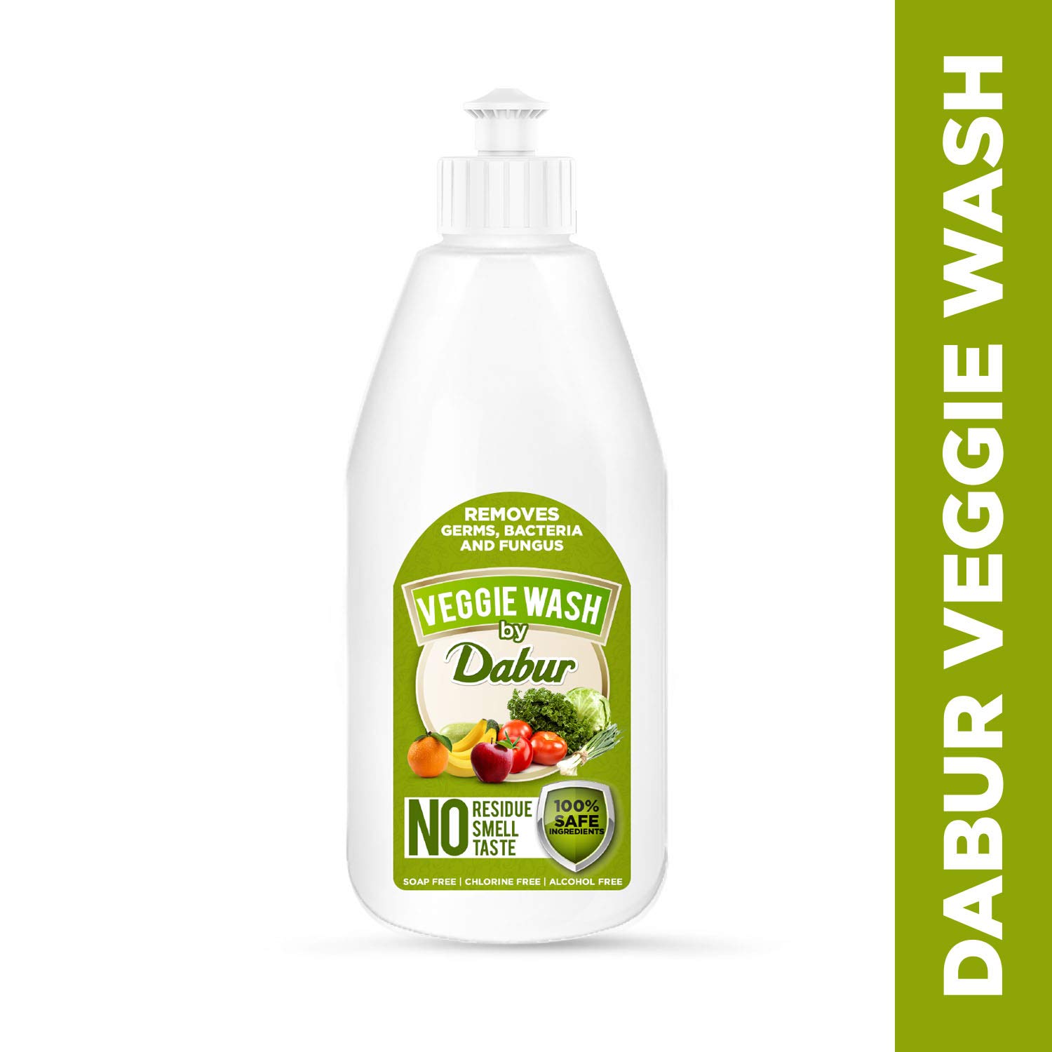 Dabur Veggie wash Fruits and Vegetables washing Liquid Removes