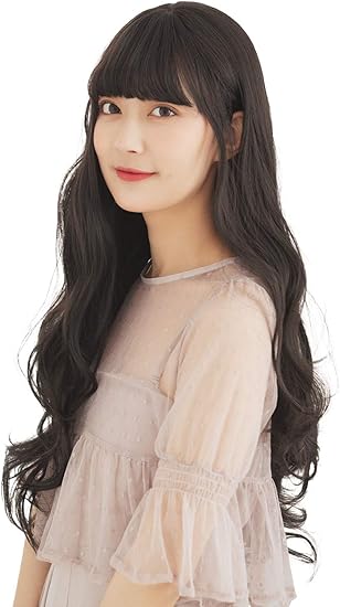 Amazon ブライトララ ウィッグ フルウィッグ ロング 自然 カール グラデーション 黒髪 金髪 ウイッグ Hf1007 フルウィッグ 通販