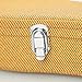 Crazy K&A 26-Inch Tenor Leather Ukulele Case, Yellow