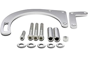 DNA MOTORING Alternator Bracket Adjuster Tensioner Rod Compatible with Chevy Small Block SBC Short Water Pump SWP, ABK-RC7758