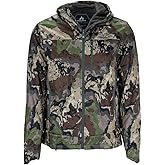 Pnuma Outdoors Alpha Vertex Jacket, Wind Resistant Shell, Insulating Fleece Interior, Quiet Fabric with Stretch Panels