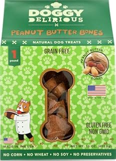 doggy delirious peanut butter bones