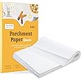 Katbite 16x24 inch Heavy Duty Parchment Paper Sheets, 100Pcs Precut Non-Stick Full Parchment Sheets for Baking, Cooking, Gril