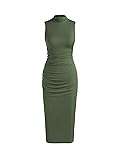 CIDER Work Dresses for Women High Neck Sleeveless