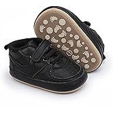 Clowora Unsex Baby Shoes Boys Girls Infant Sneakers Non-Slip Soft Rubber Sole Toddler Crib First Walker Lightweight Shoes