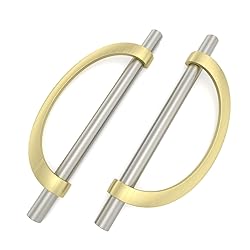 homdiy 2 Pack Brushed Nickel Cabinet Pulls