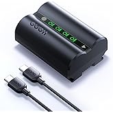 llano Aurora USB-C NP-W235 Battery 2600mAh for Fujifilm XT5, XT4, GFX100RF, VG-XT4, X-S20, GFX100S, GFX50S II, X-H2S Cameras, Fingerprint Instant Power Display, Fully decoded, 2.8H Full Charged