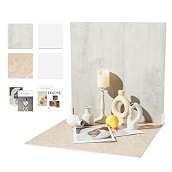 EOAJAFOU 2PCS 24x24Inch Photo Backdrop Boards