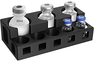 DawnBox 5ml, 10ml, 20ml and 30ml Insulin & Peptide Vials Storage Holder, 30ml Vial Holder & Peptide Vial Organizer, Fridge Or