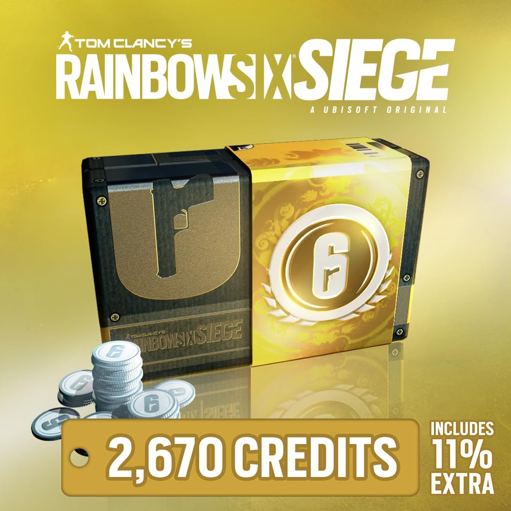 Tom Clancy’s Rainbow Six Siege 2,670 R6 Credits | PC | Ubisoft Connect [Online Game Code]