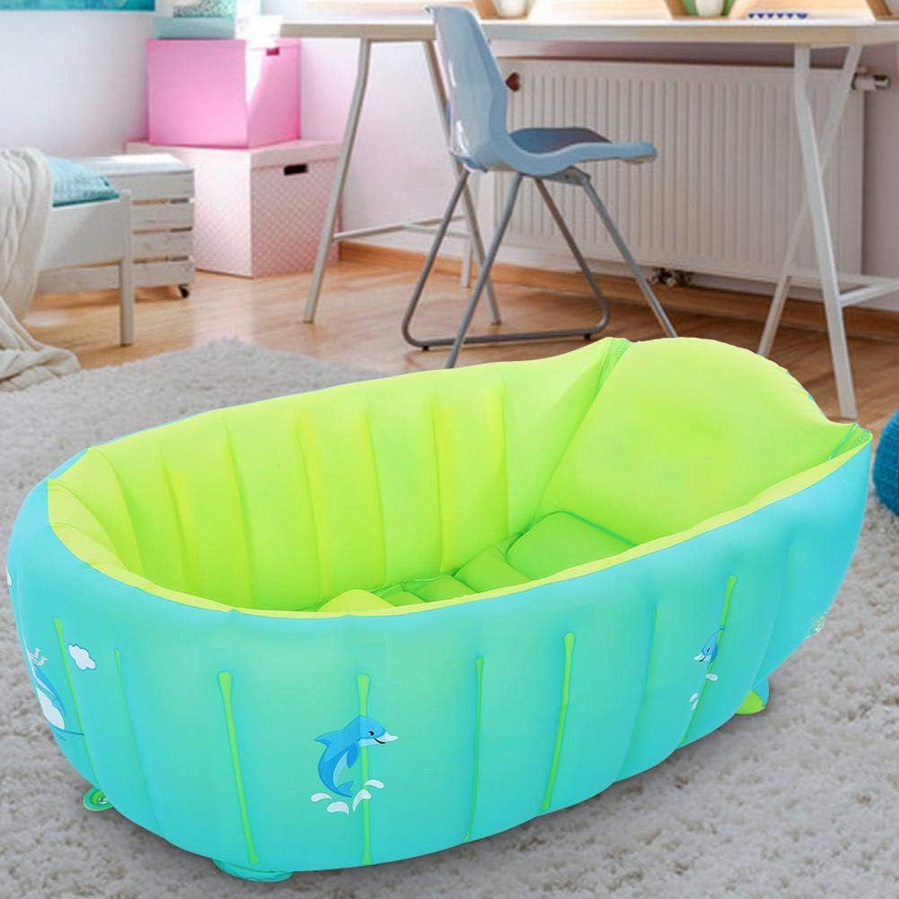 Vasca Da Bagno Gonfiabile Per Bambini 90x55x30 Cm Con Pompa Integrata - Love Bear