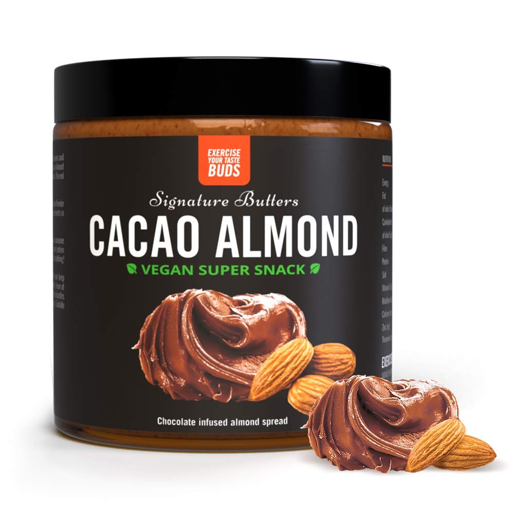 THE PROTEIN WORKS Cacao Almond Nut Butter Spread | 100% Vegan & Natural | Source of Protein | Gluten-Free | 500 g